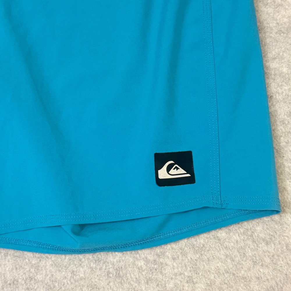 Quiksilver AG47 Dry Flight Board Shorts Mens 36 Blue Performance Swim Trunks - Picture 2 of 16